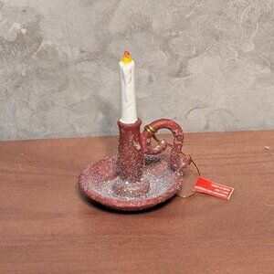 Rare Vintage David DeCamp 4" Candlestick Ornament